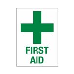 First Aid 10" x 14" Sign